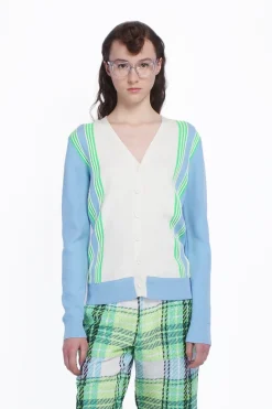Amalfi Knit Cardigan-Baby Blue