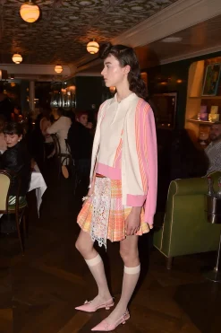 Amalfi Knit Cardigan-Pink Multi