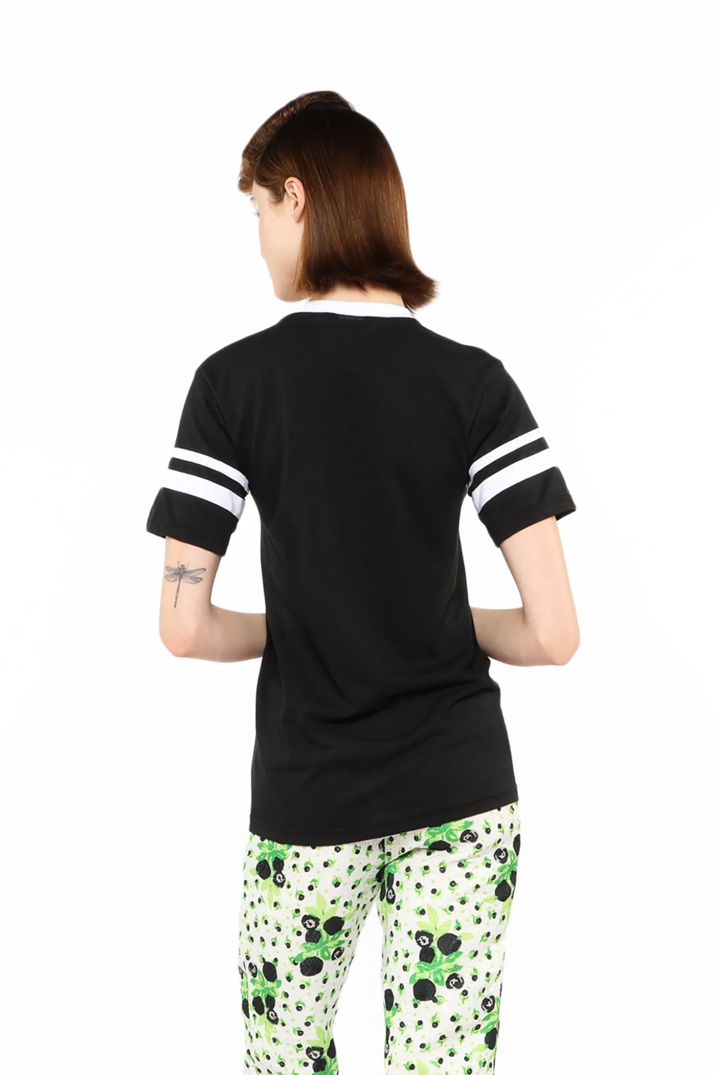 Anna Sui Logo T-Shirt Black