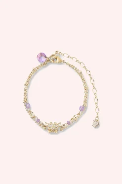 Aquamarine Butterfly Bracelet