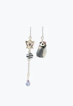 Baby Penguin Butterfly Earrings