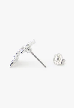 Bejeweled Butterfly Stud Earrings - Violet