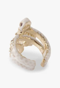 Bejeweled Snake Ear Cuff