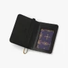 Black Retro Button Pass Case