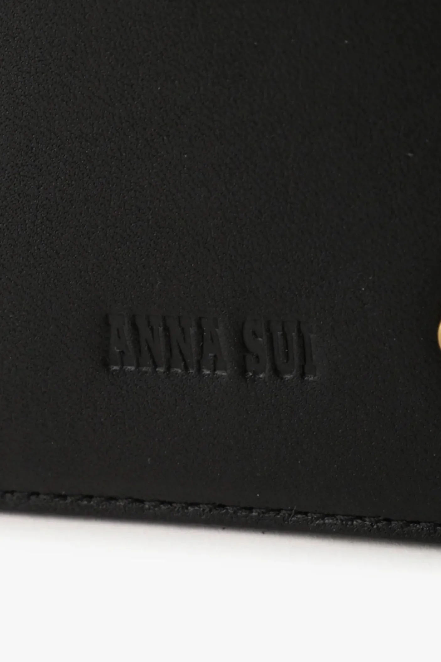 Black Retro Button Pass Case