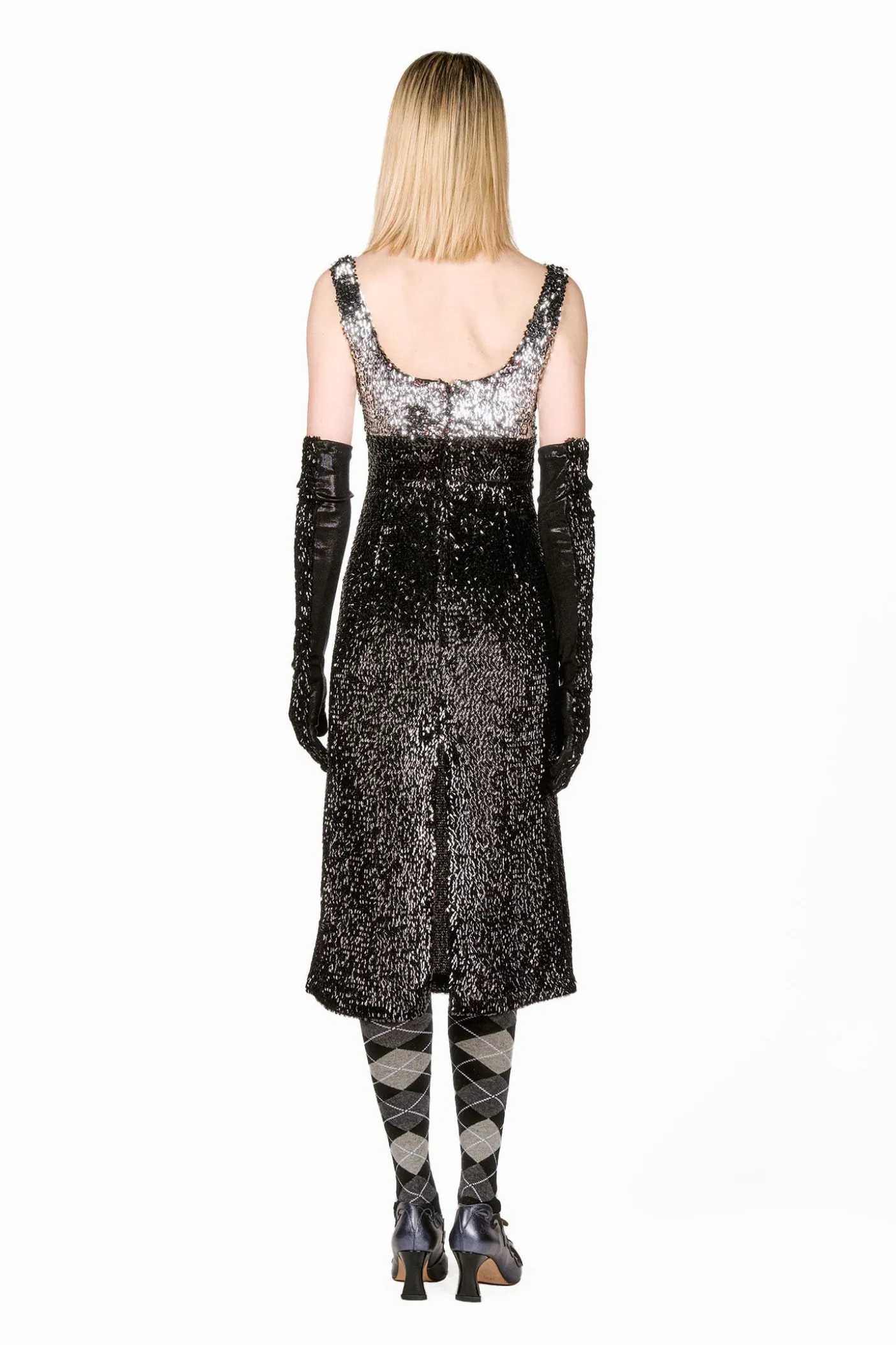 Bugle Bead Sequins Dress