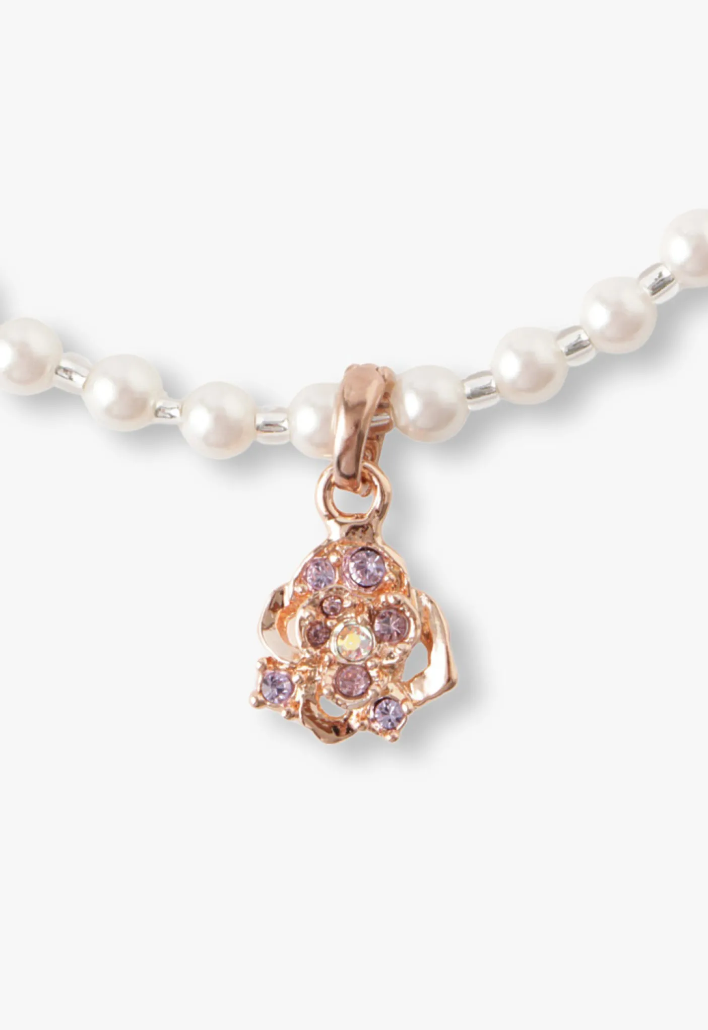 Butterfly & Rose Necklace Duo - Rose Gold