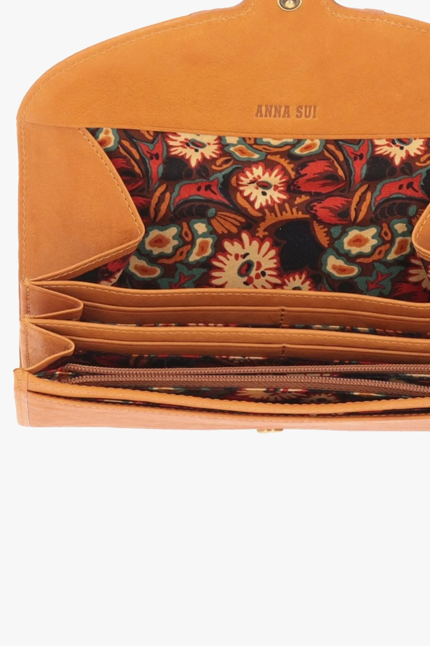 Butterfly Embossed Keyhole Wallet