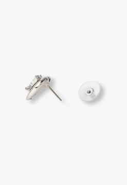 Butterfly Heart Stud Earrings