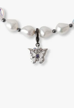 Butterfly Pearl Choker