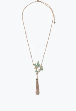 Butterfly Trio Statement Necklace