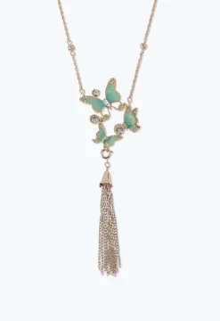 Butterfly Trio Statement Necklace