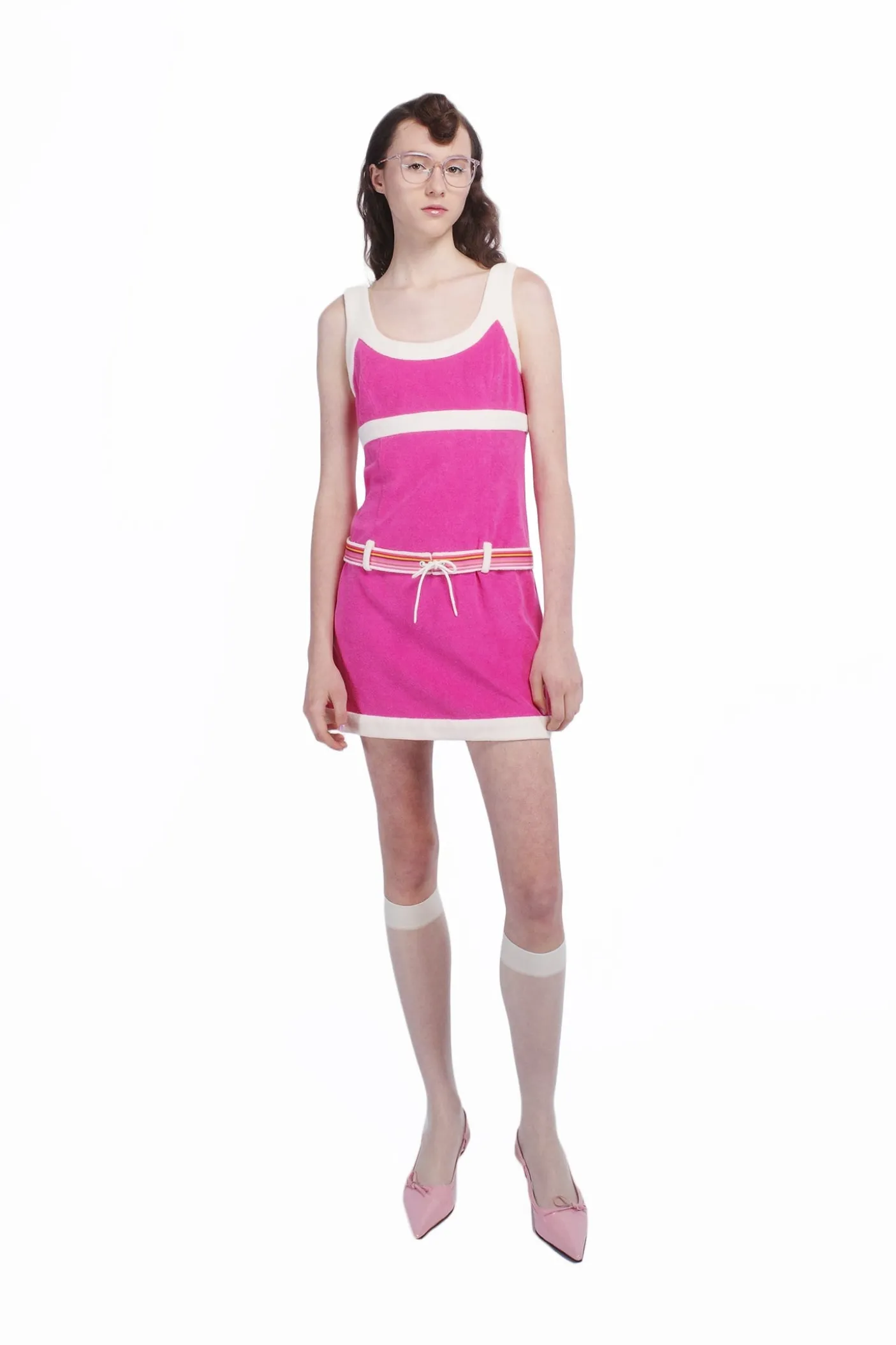 Cabana Terry Belted Dress