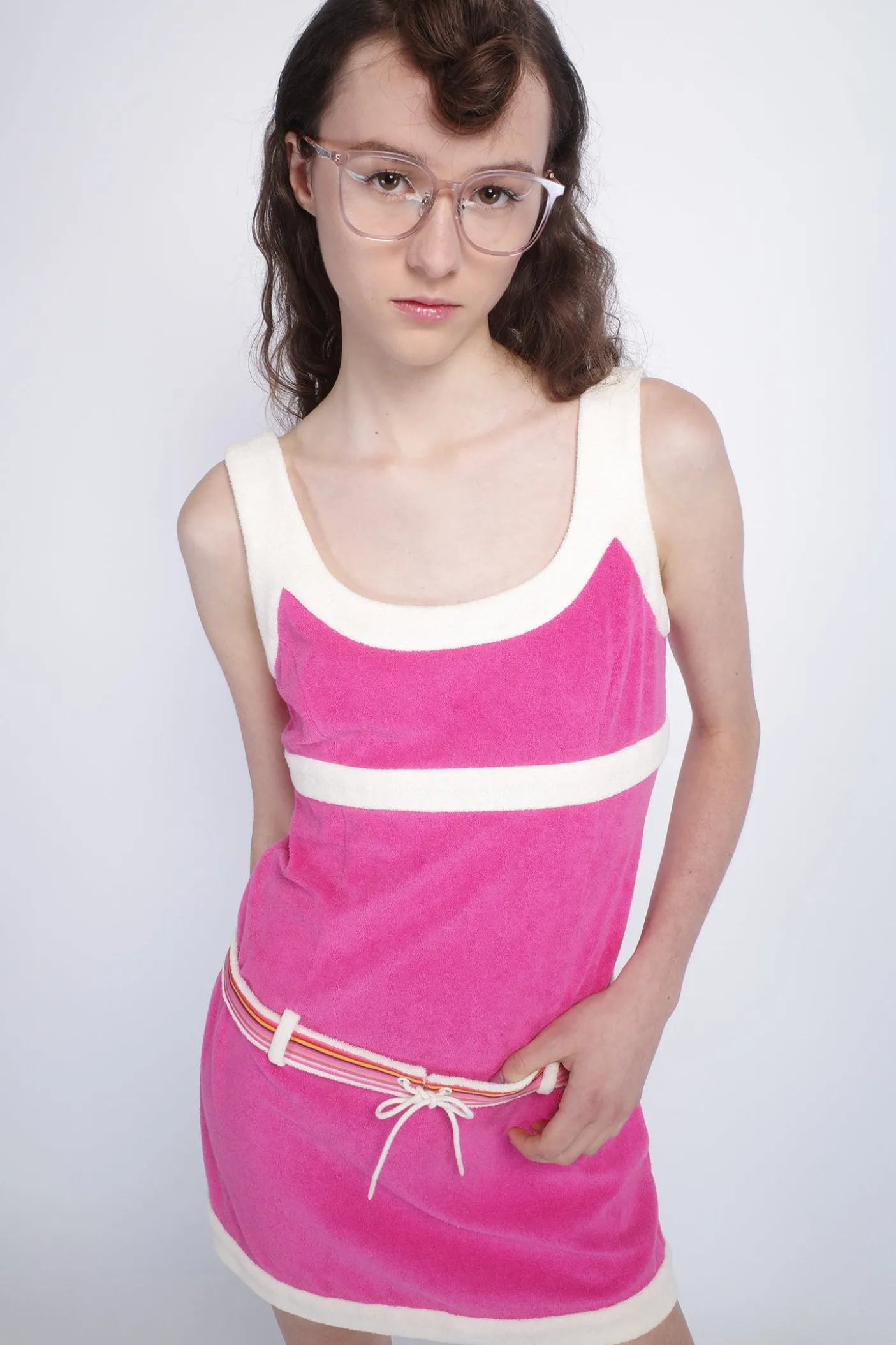 Cabana Terry Belted Dress
