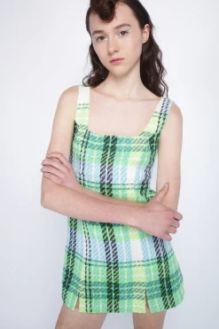 Capri Plaid Mini Dress