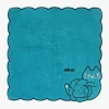 Cat Embroidery Rose Washcloth