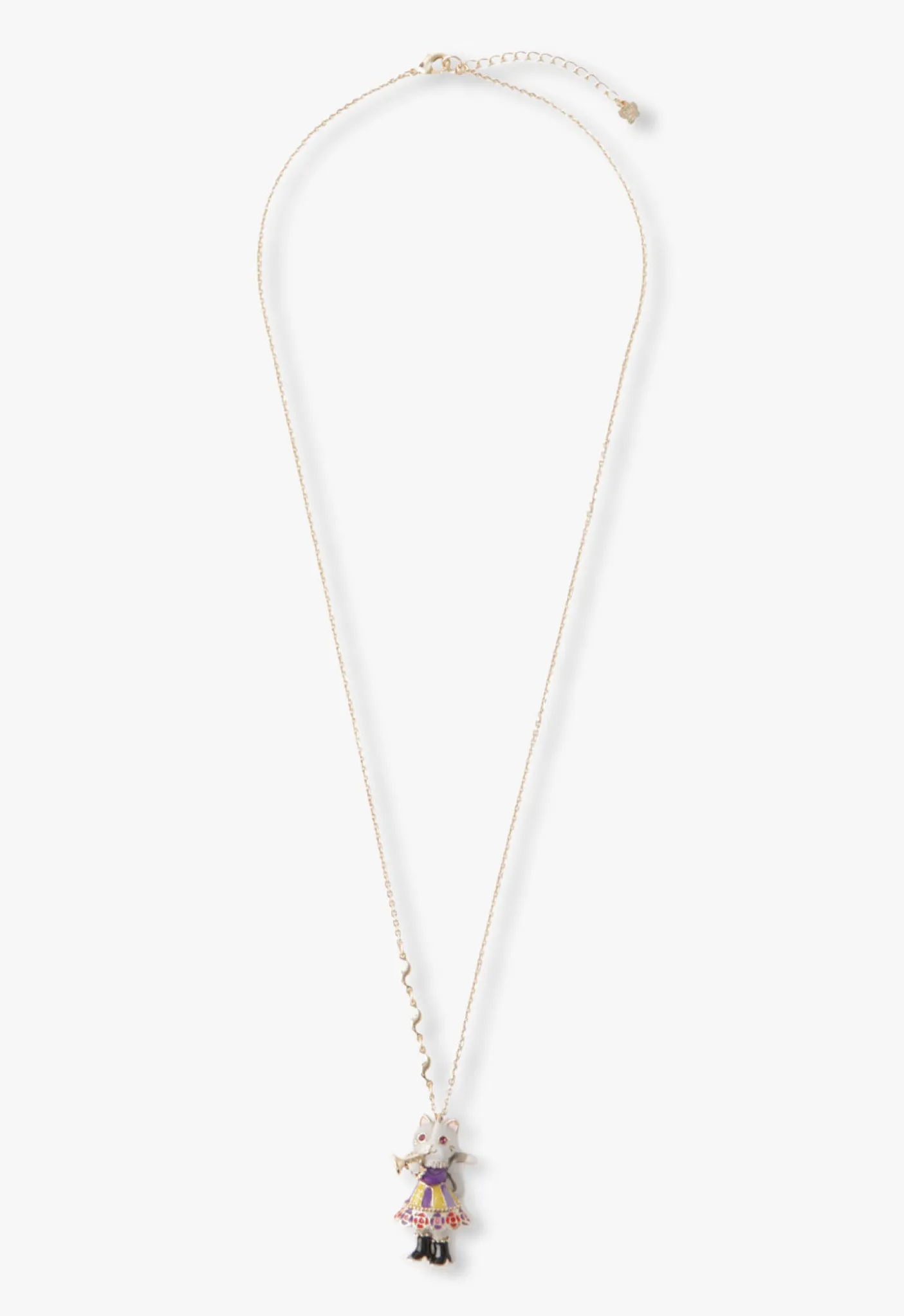 Cat Trumpet Necklace