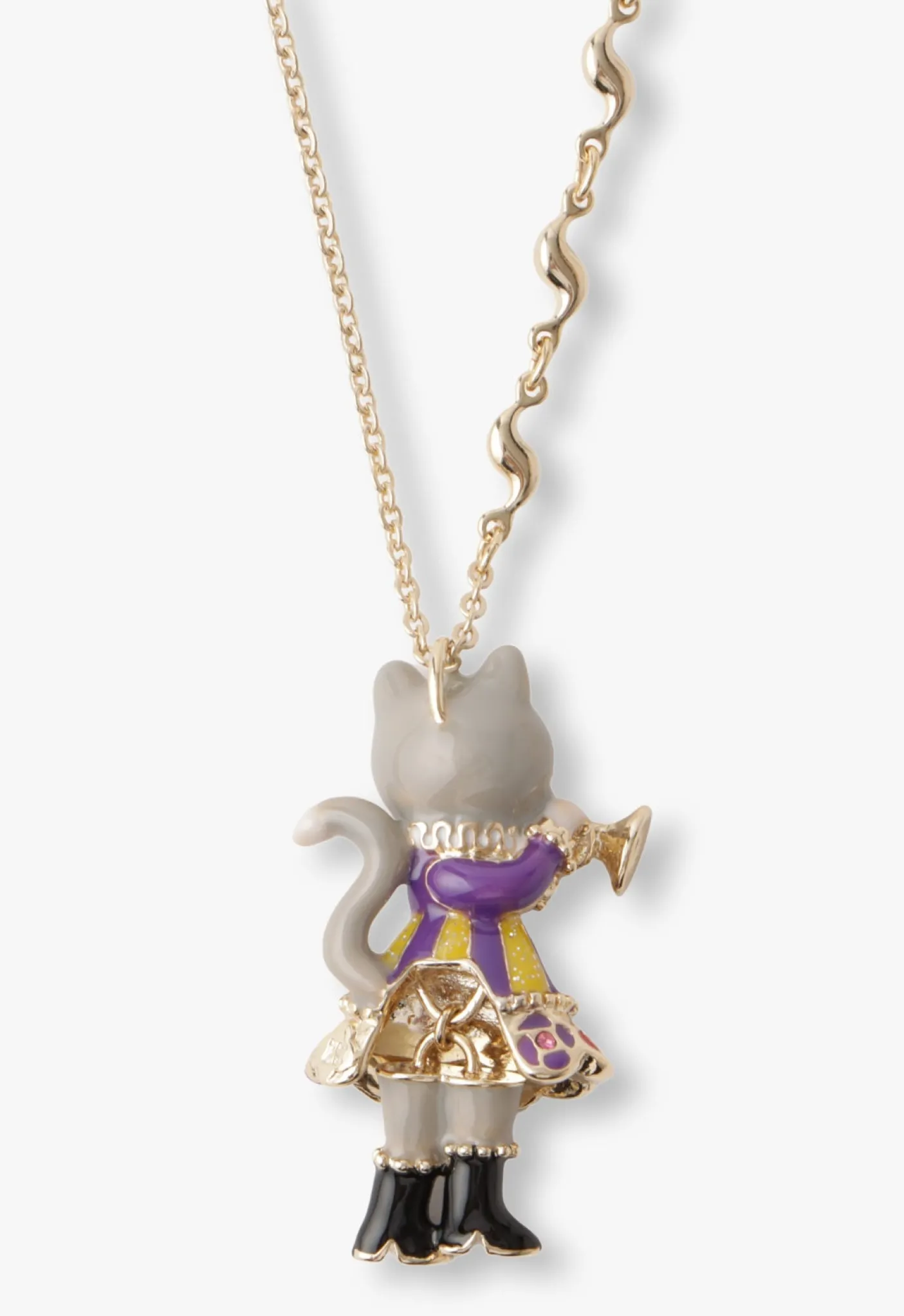 Cat Trumpet Necklace