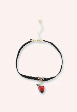 Chocolate Covered Strawberry Choker - Black Multi