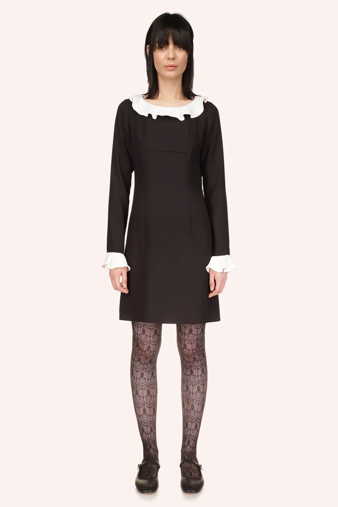 Combo Crepe Dress