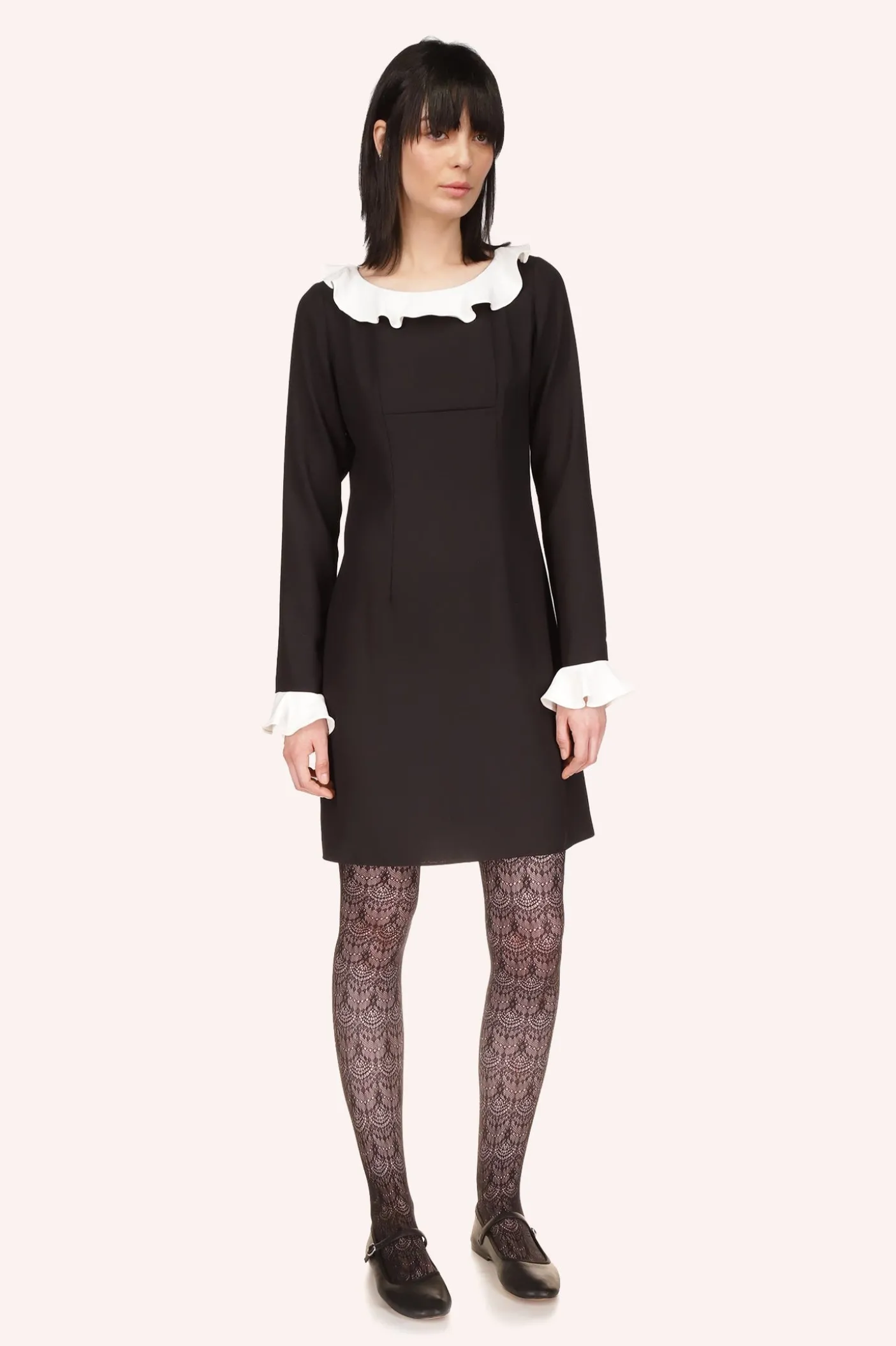 Combo Crepe Dress