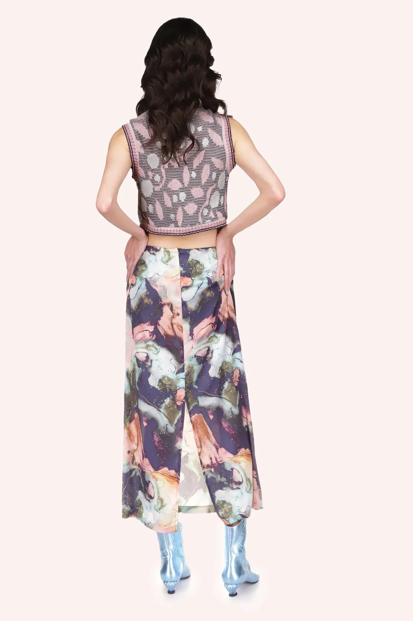 Cosmos Satin Skirt