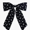 Ditsy Dot Chiffon Bow Hair Clip