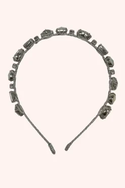 Enchanted Crystals Headband Silver