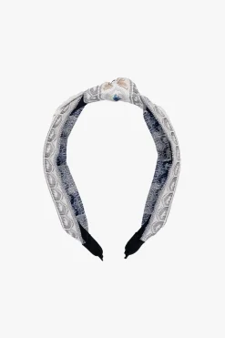 English Floral Tapestry Embroidered Handband