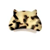 Etched Large Cat Jaw Clip White Tokyo