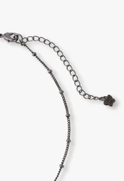 Fairytale Mushroom Necklace - Gunmetal