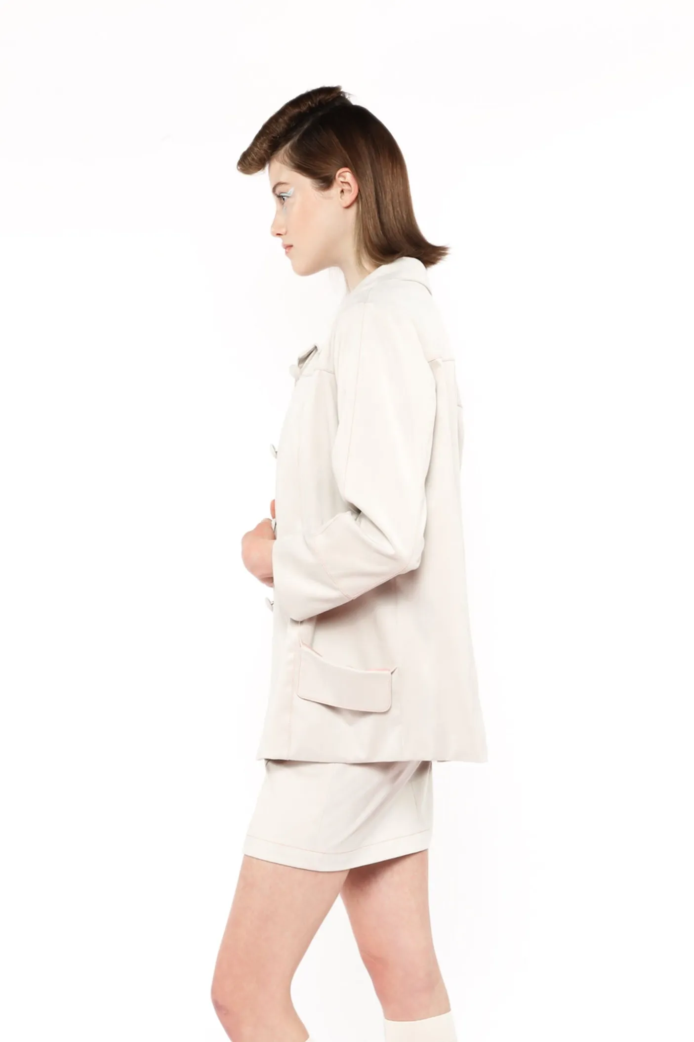 Faux Suede Coat