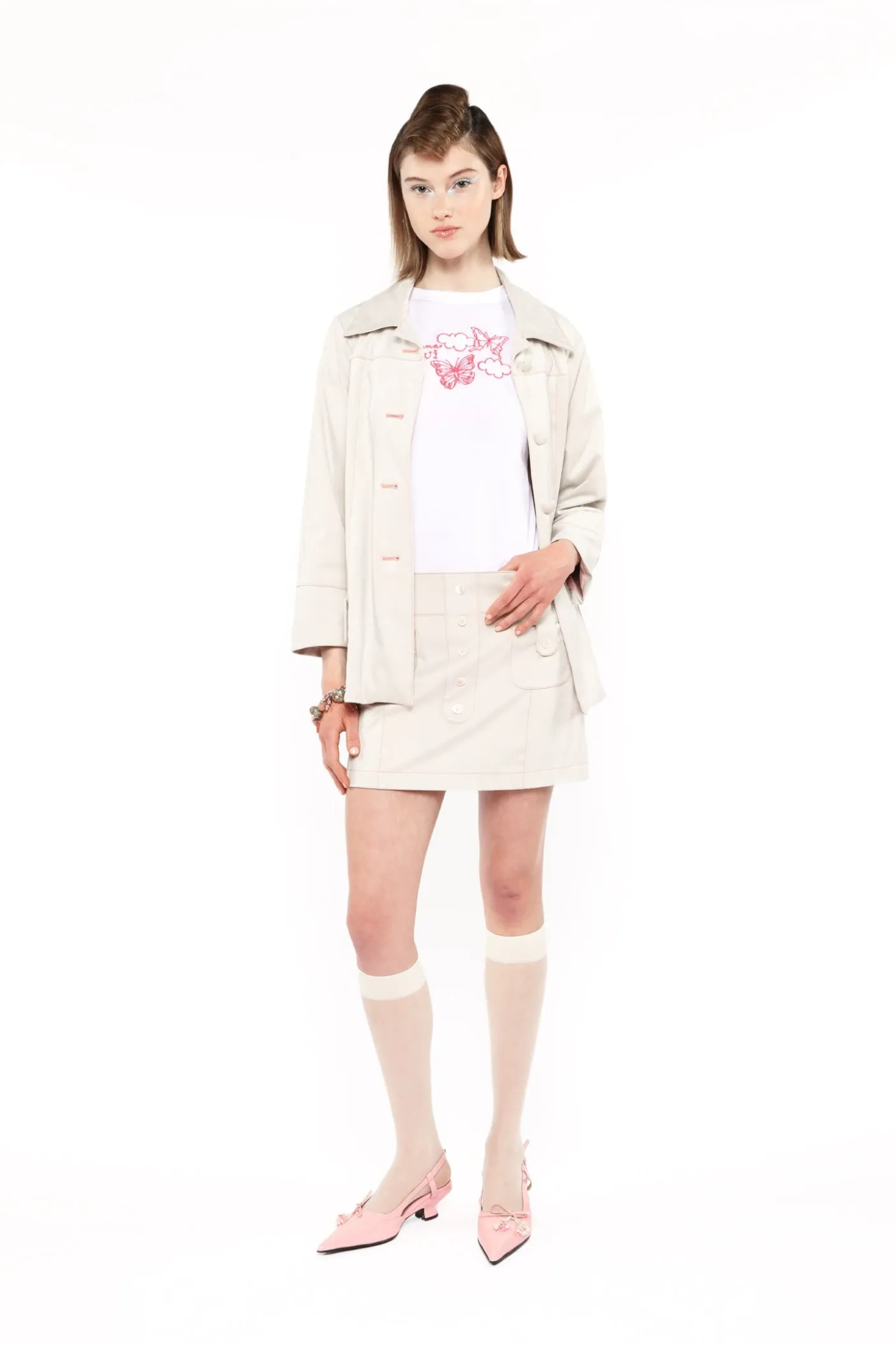 Faux Suede Coat
