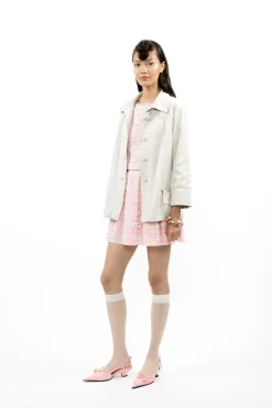 Faux Suede Coat