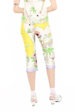 Florida Cotton Sateen Capri Pants