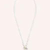 Flower Teardrop Necklace