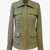Geometric Print Jacket