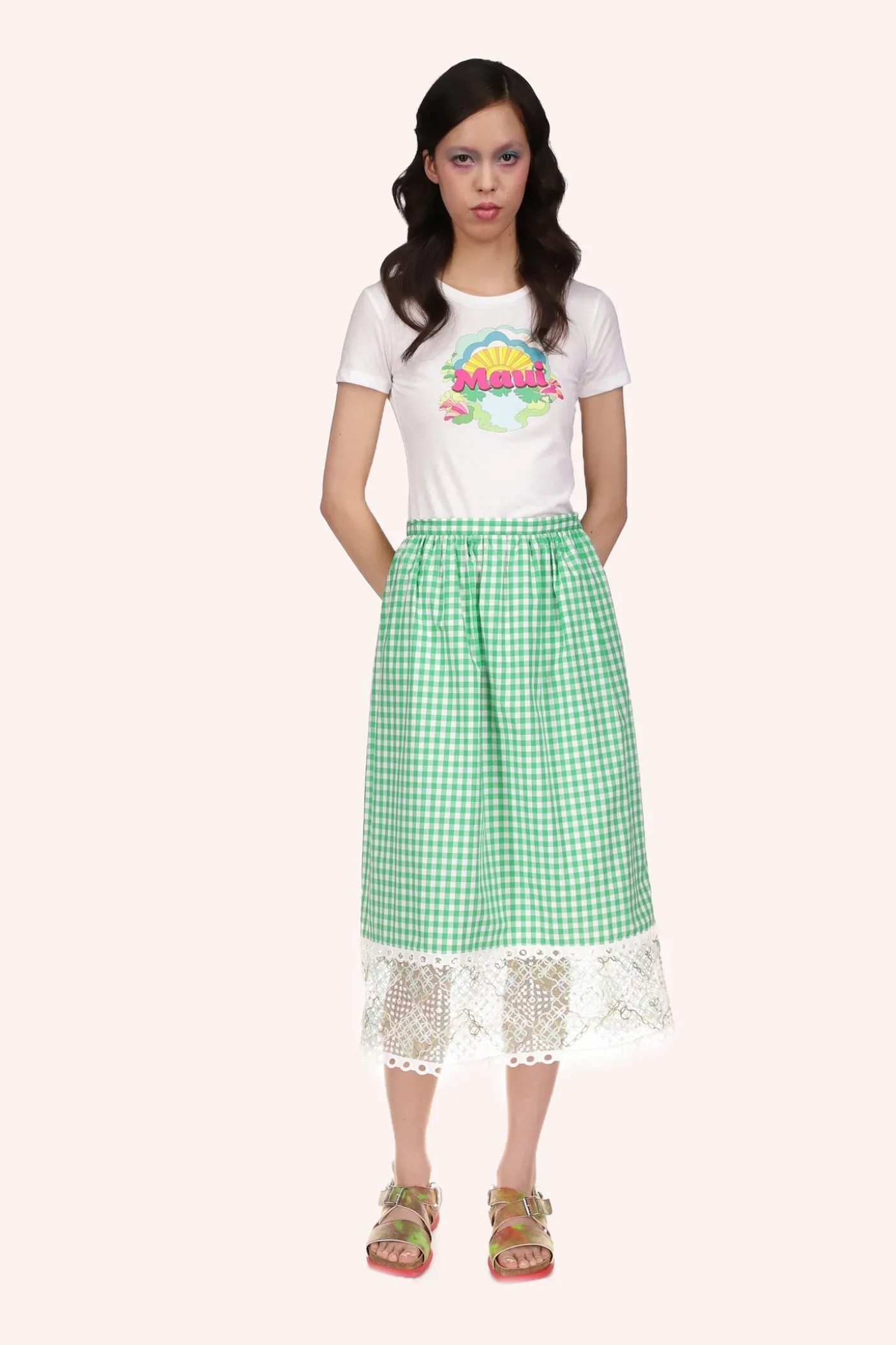 Gingham Skirt
