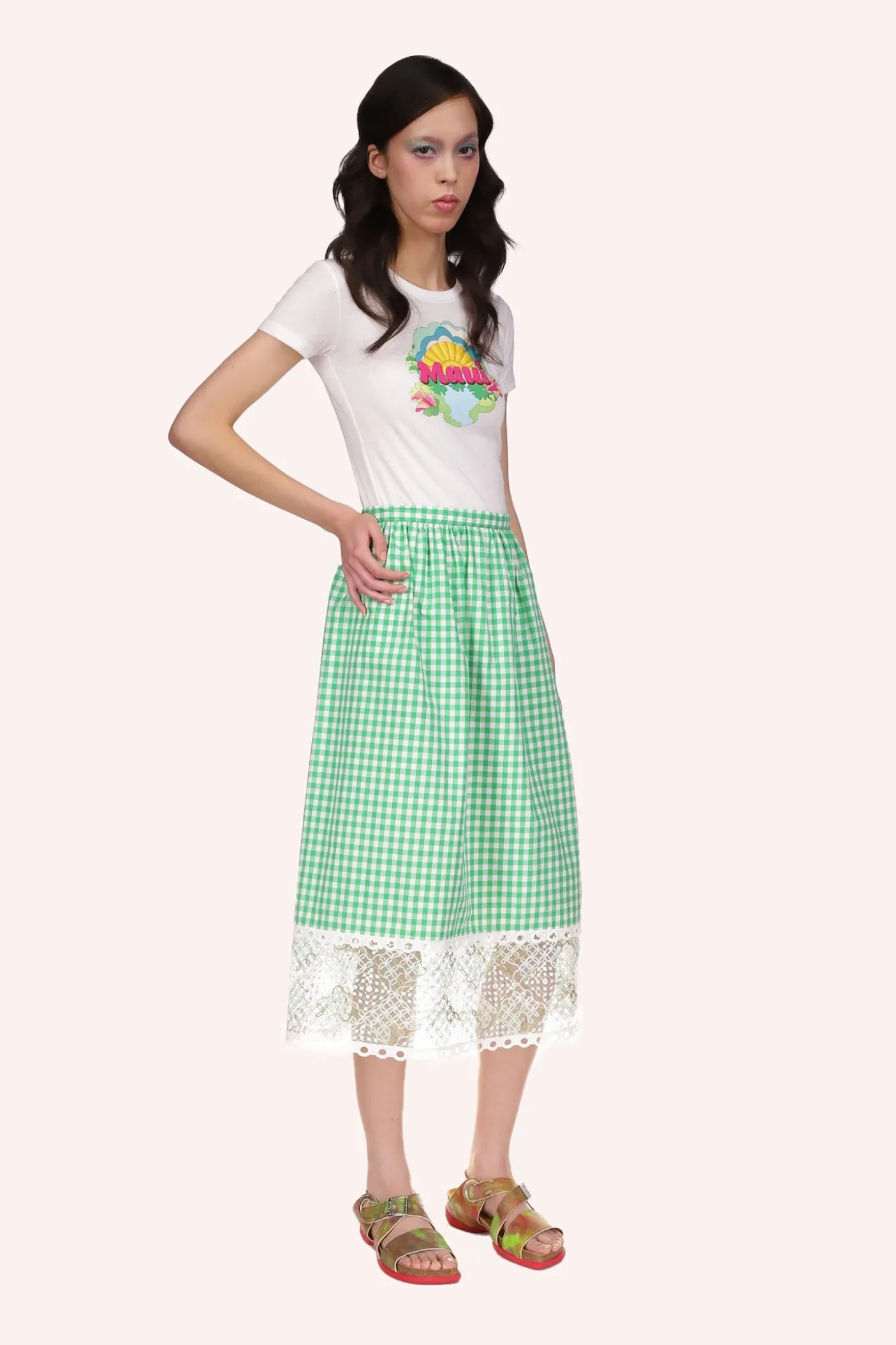 Gingham Skirt