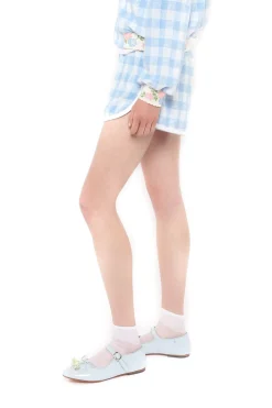 Gingham Terry Shorts