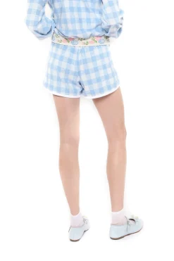 Gingham Terry Shorts