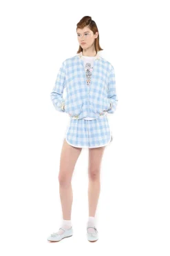 Gingham Terry Shorts