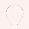 Gold Rose Cutout Flower Headband