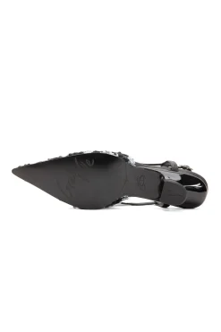 John Fluevog x Anna Sui Tweed Slingback