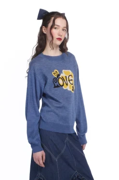 Knitwear Love Sweater Cornflower