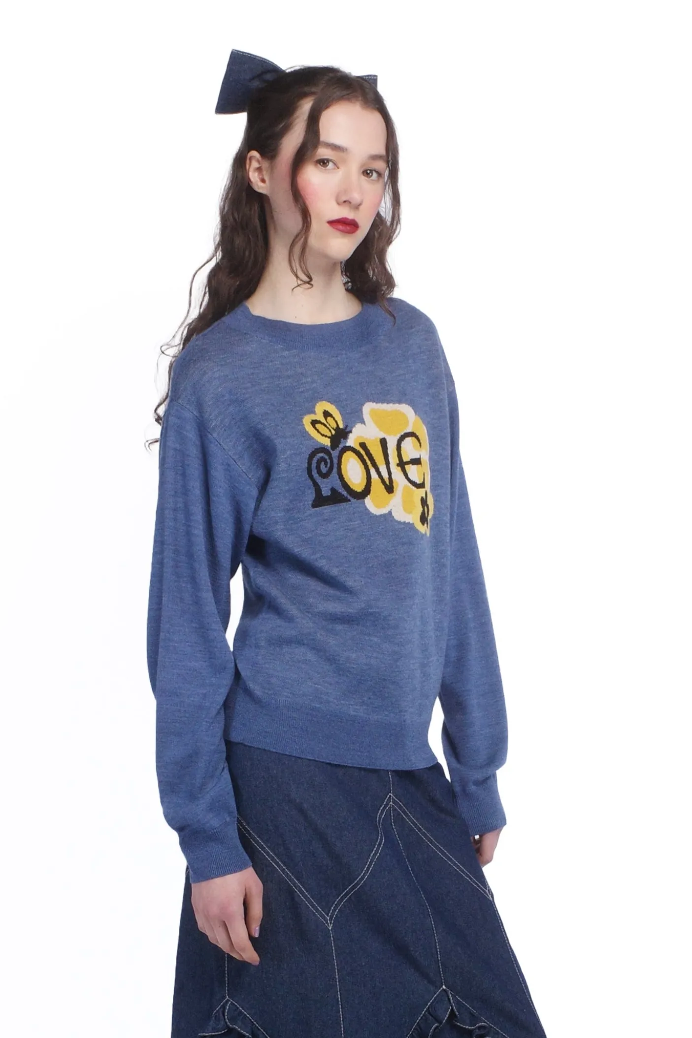 Knitwear Love Sweater Cornflower