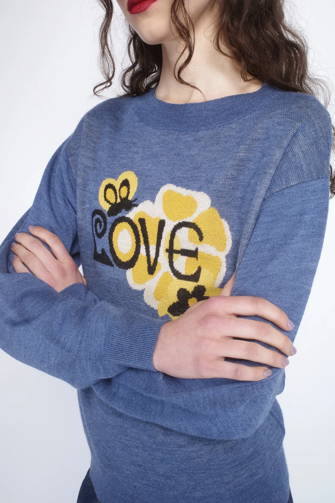 Knitwear Love Sweater Cornflower