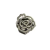Large Vera Cut Out Flower Jaw Clip Black