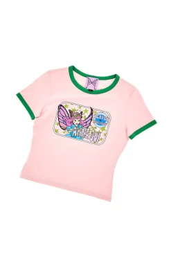 Limited Edition: Anna Sui x Heaven by Marc Jacobs Fairy Baby Tee Pink