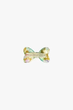 Love Puff Bow Side Clamp- Honey Mix
